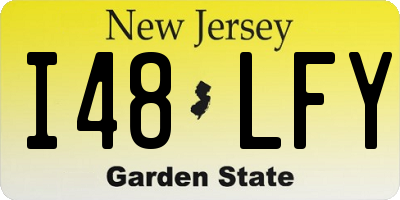 NJ license plate I48LFY