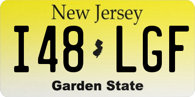 NJ license plate I48LGF