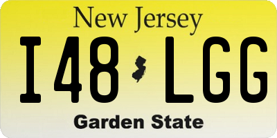 NJ license plate I48LGG