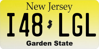 NJ license plate I48LGL