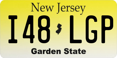 NJ license plate I48LGP