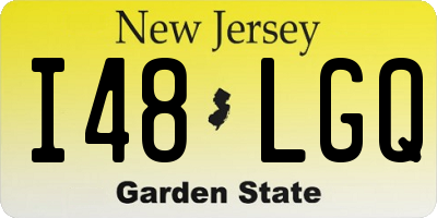 NJ license plate I48LGQ