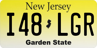 NJ license plate I48LGR