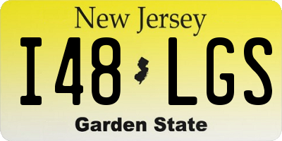 NJ license plate I48LGS