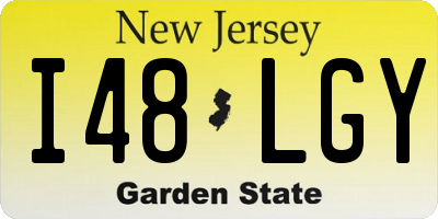 NJ license plate I48LGY