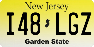 NJ license plate I48LGZ