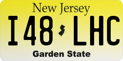 NJ license plate I48LHC