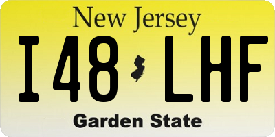 NJ license plate I48LHF