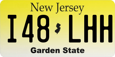 NJ license plate I48LHH