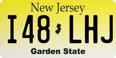 NJ license plate I48LHJ