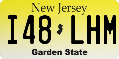 NJ license plate I48LHM