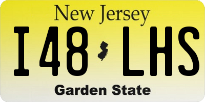 NJ license plate I48LHS