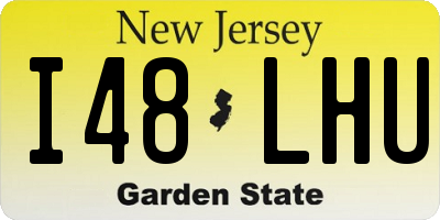 NJ license plate I48LHU