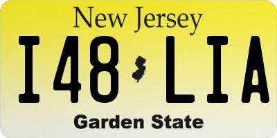 NJ license plate I48LIA