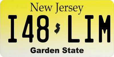 NJ license plate I48LIM
