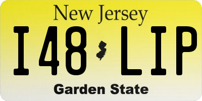 NJ license plate I48LIP