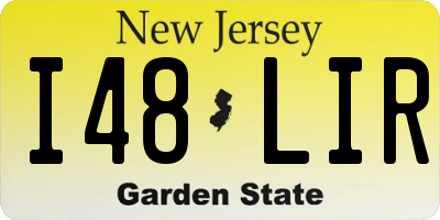 NJ license plate I48LIR