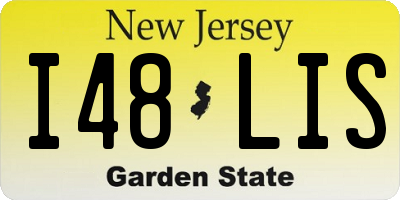 NJ license plate I48LIS