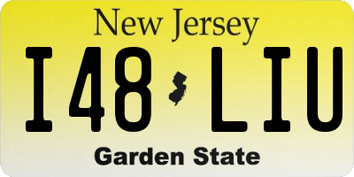 NJ license plate I48LIU