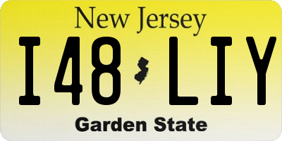 NJ license plate I48LIY