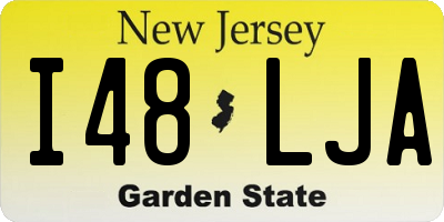 NJ license plate I48LJA