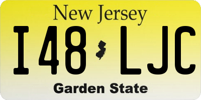 NJ license plate I48LJC
