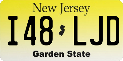 NJ license plate I48LJD