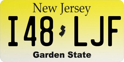 NJ license plate I48LJF