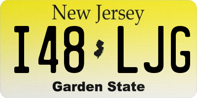 NJ license plate I48LJG
