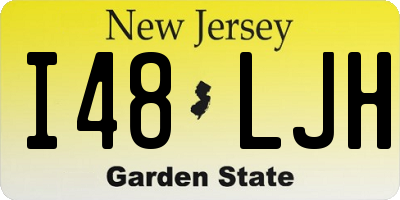 NJ license plate I48LJH
