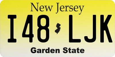 NJ license plate I48LJK