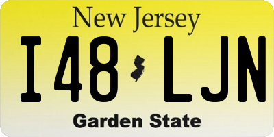 NJ license plate I48LJN