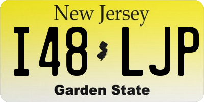 NJ license plate I48LJP