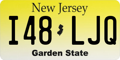 NJ license plate I48LJQ