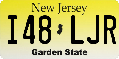 NJ license plate I48LJR