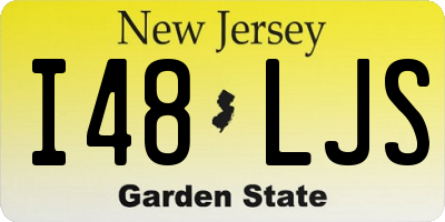NJ license plate I48LJS