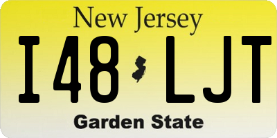 NJ license plate I48LJT