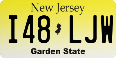 NJ license plate I48LJW