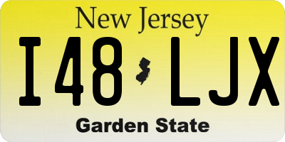 NJ license plate I48LJX