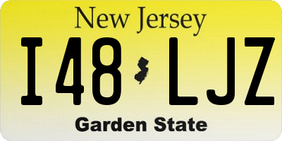NJ license plate I48LJZ