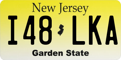 NJ license plate I48LKA