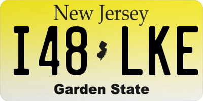 NJ license plate I48LKE