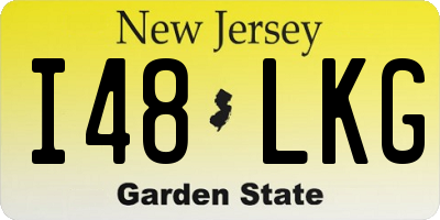 NJ license plate I48LKG
