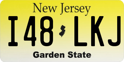 NJ license plate I48LKJ