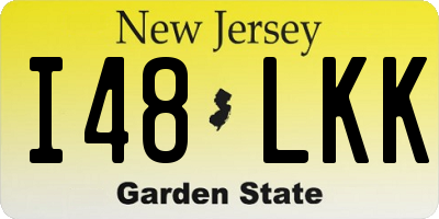 NJ license plate I48LKK