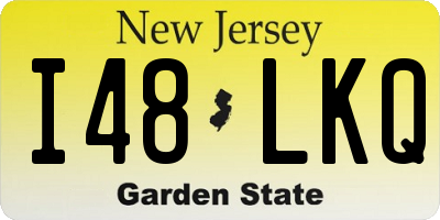 NJ license plate I48LKQ