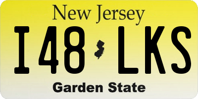 NJ license plate I48LKS