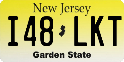 NJ license plate I48LKT