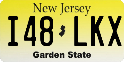 NJ license plate I48LKX