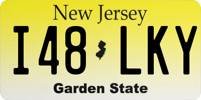NJ license plate I48LKY